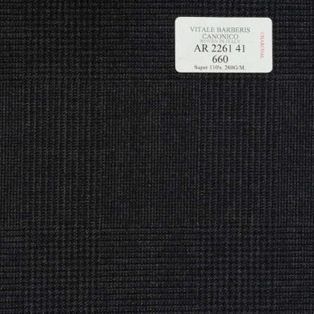 AR 2261 41 CANONICO - 100% Wool - Xám Caro